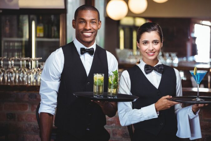 temporary workers servers bartenders