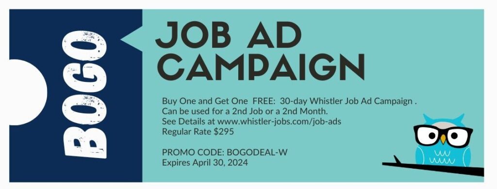 Buy One Job Advertising Campaign, Get One Free